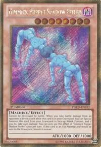 Gimmick Puppet Shadow Feeler PGLD-EN012 1st Edition Yu-Gi-Oh card from Premium Gold