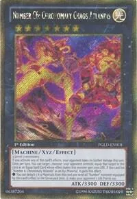Number C6: Chronomaly Chaos Atlandis PGLD-EN018 Unlimited Yu-Gi-Oh card from Premium Gold