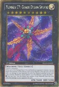 Number C9: Chaos Dyson Sphere PGLD-EN022 1st Edition Yu-Gi-Oh card from Premium Gold