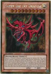 Slifer the Sky Dragon PGLD-EN032 Unlimited Yu-Gi-Oh card from Premium Gold