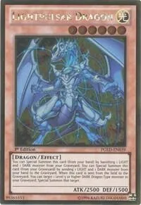 Lightpulsar Dragon PGLD-EN039 Unlimited Yu-Gi-Oh card from Premium Gold