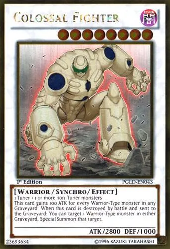 Colossal Fighter PGLD-EN043 Unlimited Yu-Gi-Oh card from Premium Gold