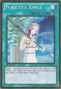 Forbidden Lance PGLD-EN048 Unlimited Yu-Gi-Oh card from Premium Gold
