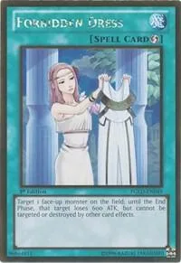 Forbidden Dress PGLD-EN049 1st Edition Yu-Gi-Oh card from Premium Gold