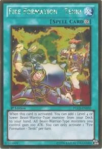Fire Formation - Tenki PGLD-EN050 1st Edition Yu-Gi-Oh card from Premium Gold