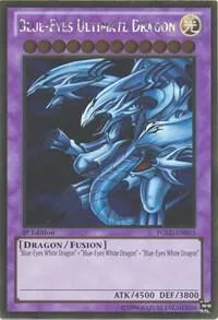 Blue-Eyes Ultimate Dragon PGLD-EN055 Unlimited Yu-Gi-Oh card from Premium Gold