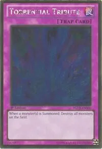 Torrential Tribute PGLD-EN060 Unlimited Yu-Gi-Oh card from Premium Gold