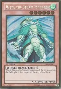 Raiza the Storm Monarch PGLD-EN062 1st Edition Yu-Gi-Oh card from Premium Gold