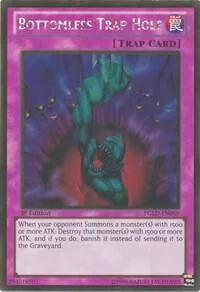 Bottomless Trap Hole PGLD-EN069 Unlimited Yu-Gi-Oh card from Premium Gold