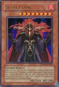 Skull Flame WB01-EN002 Yu-Gi-Oh card from Yu-Gi-Oh! 5D's Wheelie Breakers Promotional Cards