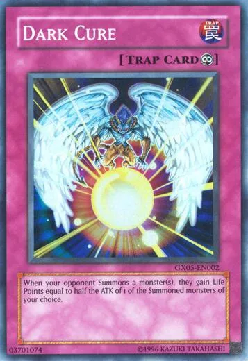 Dark Cure GX05-EN002 Yu-Gi-Oh card from Yu-Gi-Oh! GX Tag Force Evolution Promo