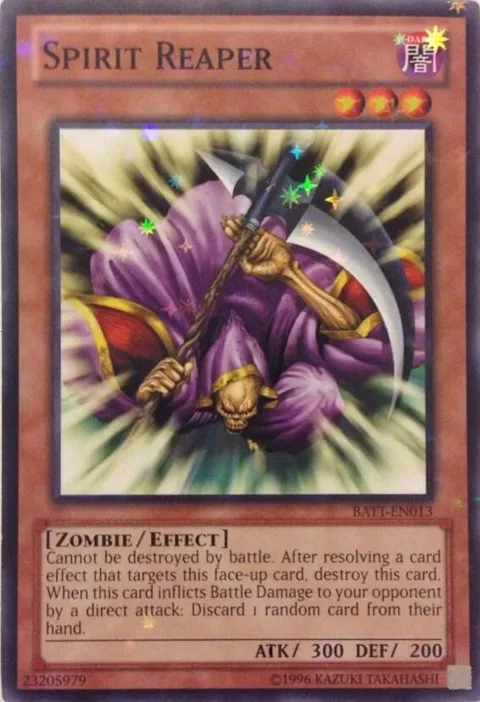 Spirit Reaper Starfoil BATT-EN013 Yu-Gi-Oh card from Battle Pack Tournament Prize Cards