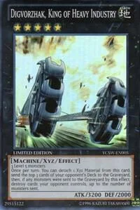 Digvorzhak, King of Heavy Industry YCSW-EN005 Yu-Gi-Oh card from Yu-Gi-Oh! Championship Series Prize Cards