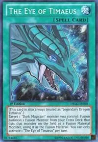 The Eye of Timaeus DRLG-EN005 1st Edition Yu-Gi-Oh card from Dragons of Legend