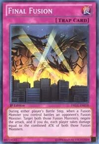 Final Fusion DRLG-EN018 Unlimited Yu-Gi-Oh card from Dragons of Legend