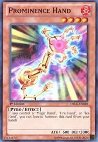 Prominence Hand DRLG-EN048 1st Edition Yu-Gi-Oh card from Dragons of Legend