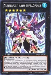 Number C73: Abyss Supra Splash DRLG-EN041 Unlimited Yu-Gi-Oh card from Dragons of Legend
