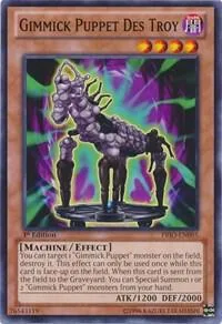 Gimmick Puppet Des Troy PRIO-EN095 Unlimited Yu-Gi-Oh card from Primal Origin