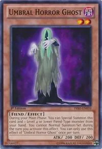 Umbral Horror Ghost PRIO-EN010 1st Edition Yu-Gi-Oh card from Primal Origin