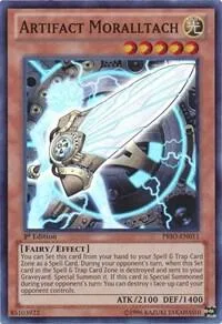 Artifact Moralltach PRIO-EN011 Unlimited Yu-Gi-Oh card from Primal Origin