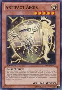Artifact Aegis PRIO-EN014 Unlimited Yu-Gi-Oh card from Primal Origin