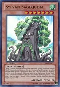 Sylvan Sagequoia PRIO-EN021 Unlimited Yu-Gi-Oh card from Primal Origin