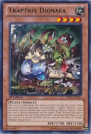 Traptrix Dionaea PRIO-EN025 1st Edition Yu-Gi-Oh card from Primal Origin