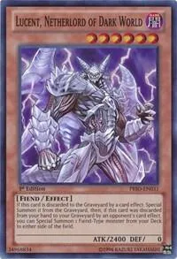 Lucent, Netherlord of Dark World PRIO-EN031 1st Edition Yu-Gi-Oh card from Primal Origin