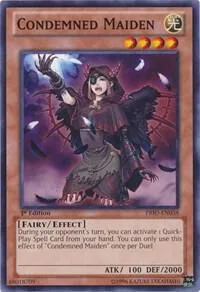 Condemned Maiden PRIO-EN038 Unlimited Yu-Gi-Oh card from Primal Origin