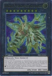 Number C107: Neo Galaxy-Eyes Tachyon Dragon Ultimate Rare PRIO-EN041 1st Edition Yu-Gi-Oh card from Primal Origin