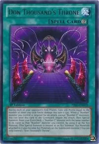 Don Thousand's Throne PRIO-EN059 Unlimited Yu-Gi-Oh card from Primal Origin