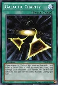 Galactic Charity PRIO-EN057 1st Edition Yu-Gi-Oh card from Primal Origin