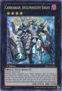 Cairngorgon, Antiluminescent Knight PRIO-EN054 Unlimited Yu-Gi-Oh card from Primal Origin