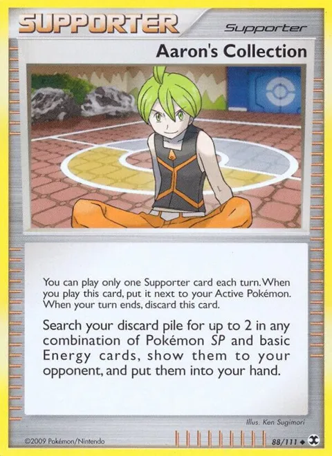 Aaron's Collection #88/111 Pokémon card from Rising Rivals