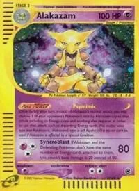 Alakazam 1 #001/165 Reverse Holofoil Pokémon card from Expedition
