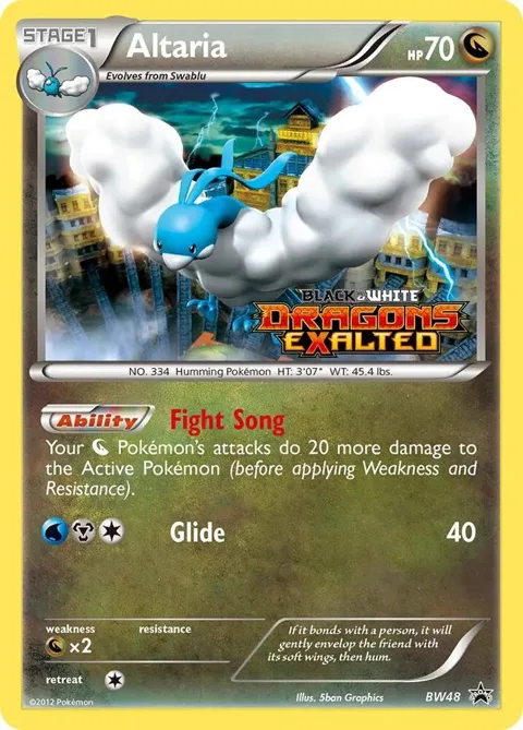 Altaria - BW48 Prerelease #BW48 Holofoil Pokémon card from Black and White Promos