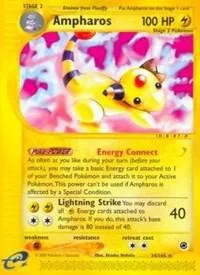 Ampharos 34 #034/165 Reverse Holofoil Pokémon card from Expedition