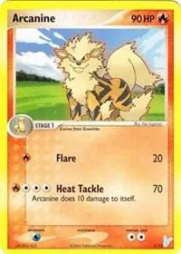 Arcanine #1/12 Pokémon card from EX Trainer Kit 2: Plusle & Minun