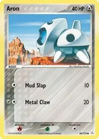 Aron #58/110 Pokémon card from EX Holon Phantoms