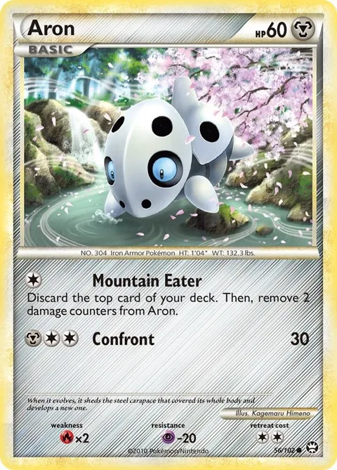 Aron #56/102 Pokémon card from Triumphant