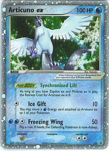 Articuno ex - 032 EX Collector's Window Tins #032 Holofoil Pokémon card from Nintendo Promos