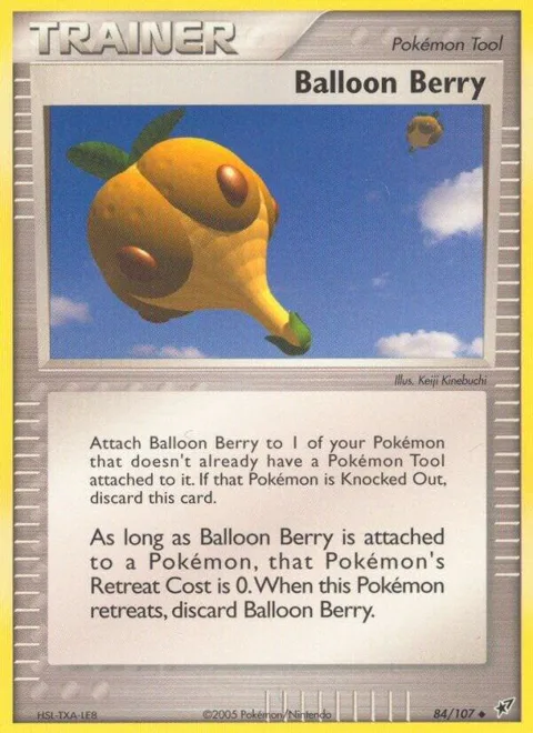 Balloon Berry #84/107 Pokémon card from EX Deoxys