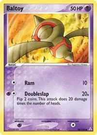 Baltoy #59/110 Pokémon card from EX Holon Phantoms