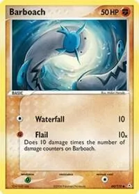 Barboach #60/110 Reverse Holofoil Pokémon card from EX Holon Phantoms