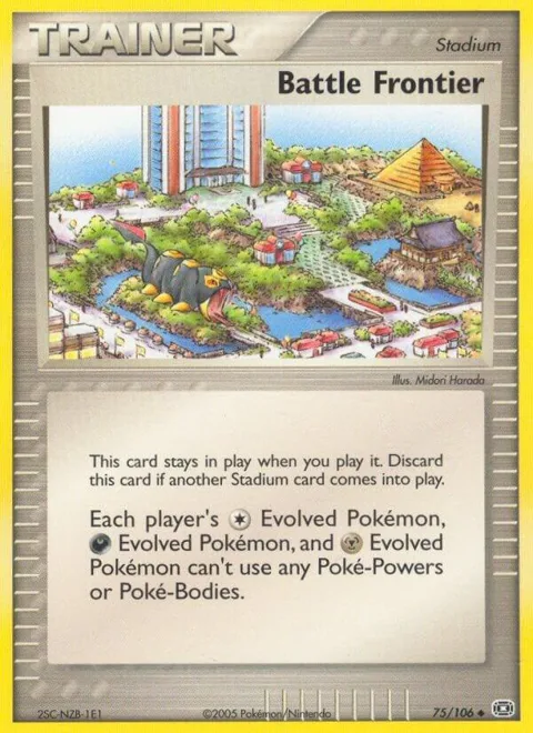 Battle Frontier #75/106 Reverse Holofoil Pokémon card from EX Emerald