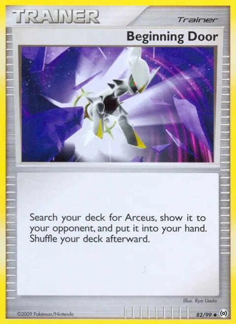 Beginning Door #82/99 Pokémon card from Arceus