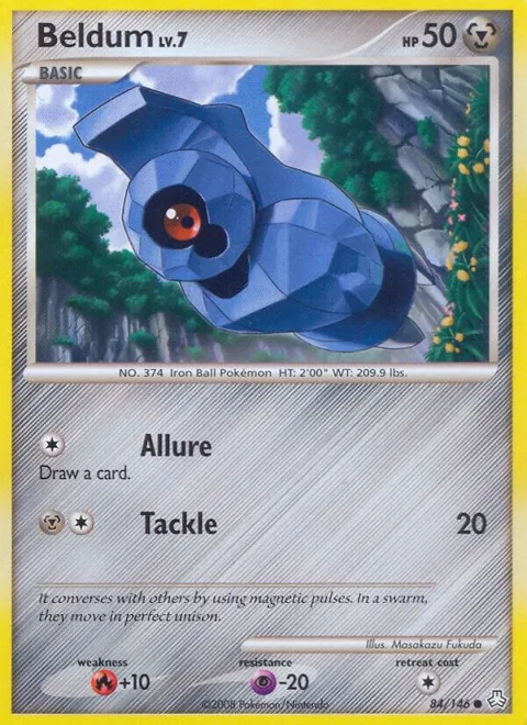 Beldum 84 #84/146 Reverse Holofoil Pokémon card from Legends Awakened
