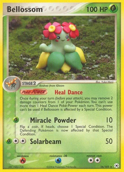 Bellossom #16/101 Reverse Holofoil Pokémon card from EX Hidden Legends