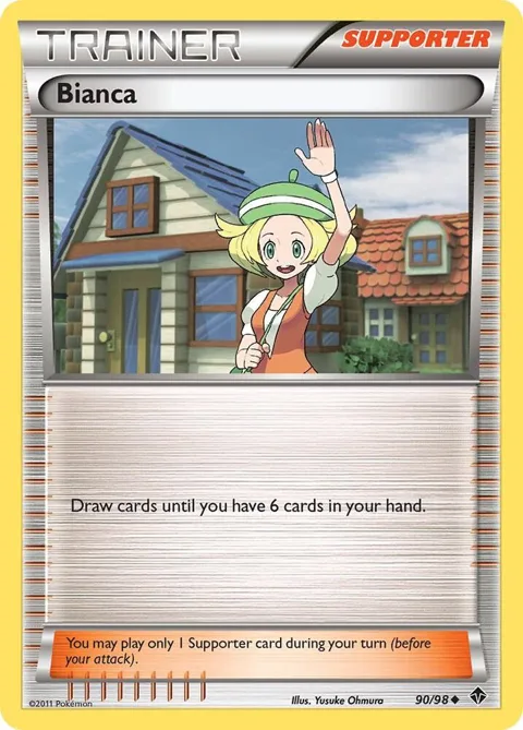 Bianca #90/98 Pokémon card from Emerging Powers