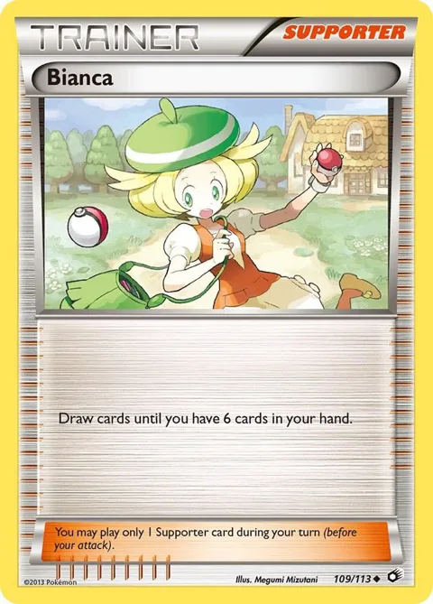 Bianca #109/113 Pokémon card from Legendary Treasures